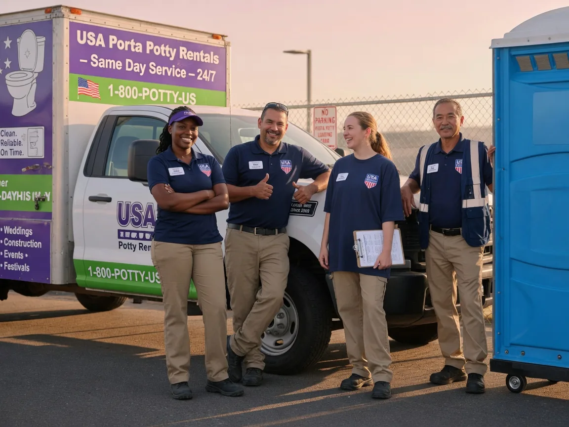 Porta Potty Rental company in Saint David, IL